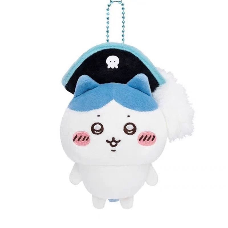 Japan ChiiKawa | Chiikawa Hachiware Usagi Momonga Kurimanju Cosplay Pirate Plush Doll Keychain - Kawaii items Room Decoration doll KawaiiGiftLand