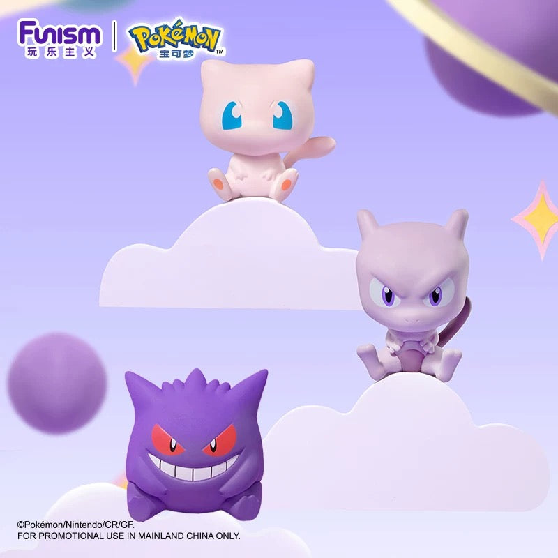 Japan Cartoon Pokemon Little Adventures Part 3 with PokeBall | Gengar Dragonite Mew Mewtwo Vulpix - Kawaii Decoration Blind Box