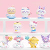 ChiiKawa X Miniso X Sanrio Series | ChiiKawa Hachiware Usagi Momonga Playing with Kitty My Melody Cinnamoroll Pompompurin Kuromi Plastic Mini Figure Blind Box - Kawaii Items Room Decoration Blind Box