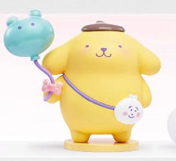 ChiiKawa X Miniso X Sanrio Series | ChiiKawa Hachiware Usagi Momonga Playing with Kitty My Melody Cinnamoroll Pompompurin Kuromi Plastic Mini Figure Blind Box - Kawaii Items Room Decoration Blind Box
