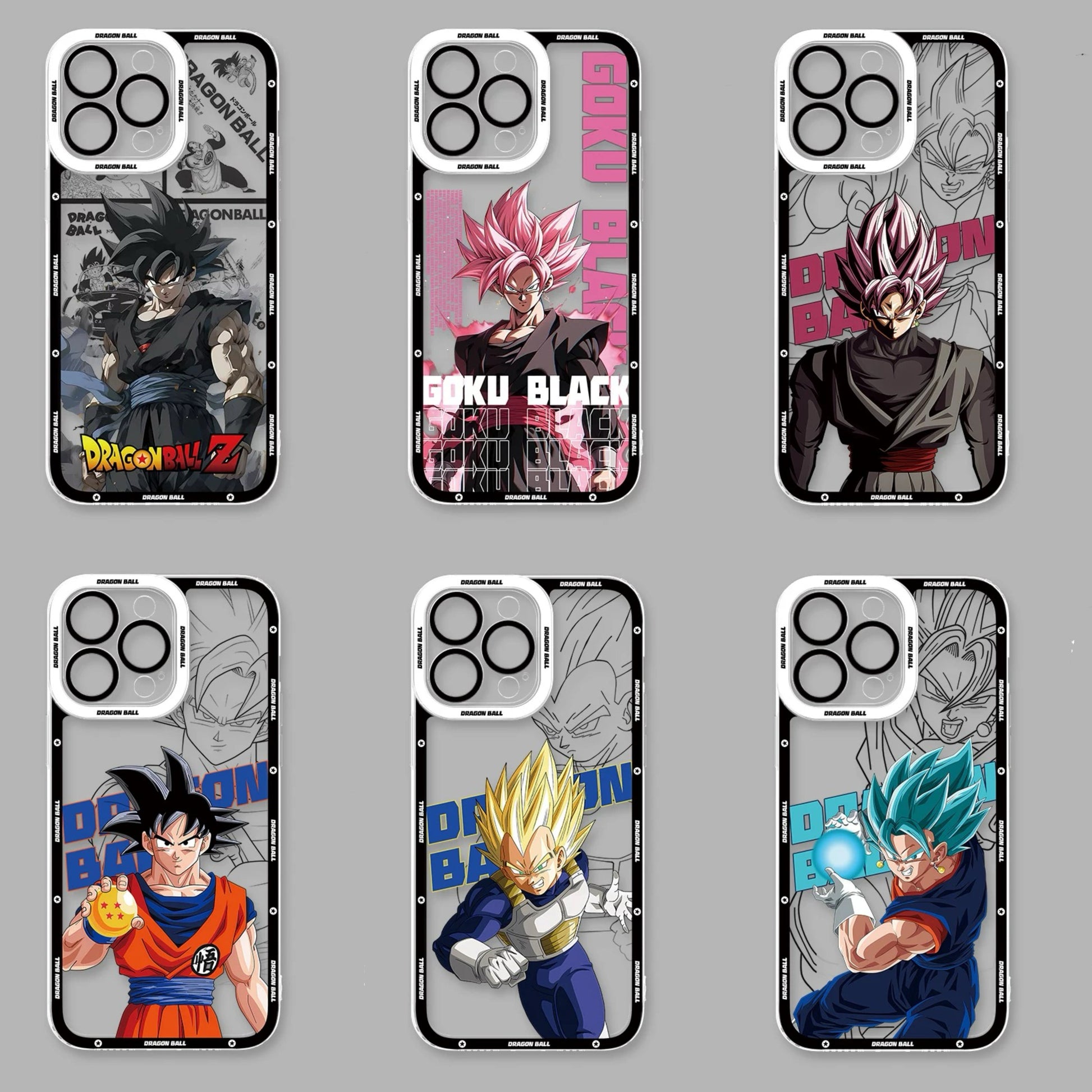 Japanese Anime Dragon Ball | Goku Vegito Vegeta Super Saiyan - iPhone Case PLUS SE2 XS XR X 11 12 13 14 15 16 16e 17 17e Pro Promax 12mini 13mini 