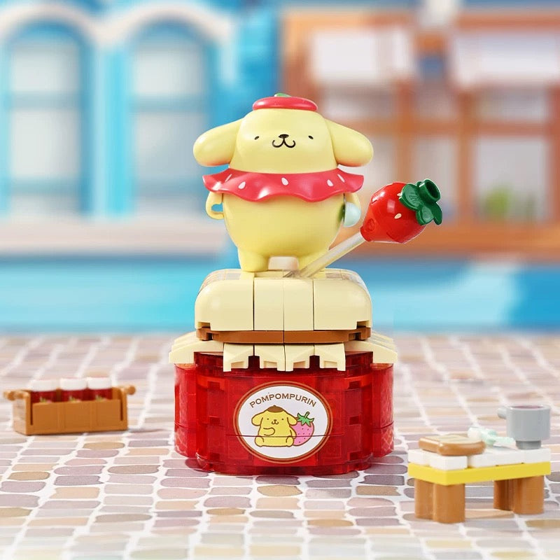 Sanrio Sweet Strawberry Town | Hello Kitty My Melody Kuromi Cinnamoroll Pompompurin Pochacco -  Building Blocks Toy Collections KawaiiGiftLand