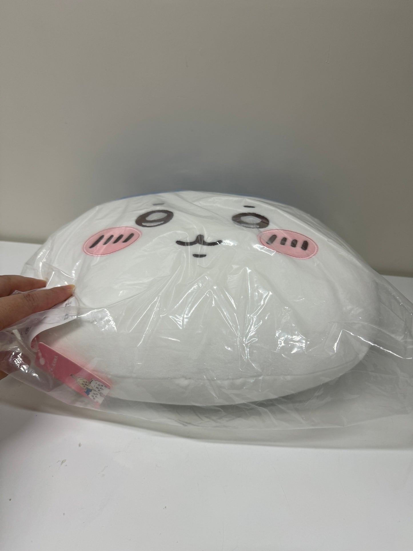 ChiiKawa X Miniso | ChiiKawa Hachiware Usagi -  Hachiware Big Face Cushion Plush Doll Kawaii items Room Decoration doll KawaiiGiftLand