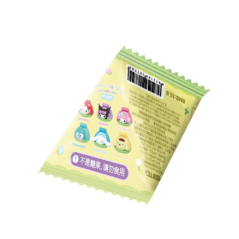 Sanrio Characters Sweet Rainbow Tent Camping Beans Mini Series | Hello Kitty My Melody Kuromi Cinnamoroll Pompompurin Hangyodon - Kawaii Collectable Toys Toy Collection KawaiiGiftLand