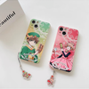 CardCaptorSakura Colourful White Case | Sakura & Syaoran Li - iPhone Case PLUS SE2 XS XR X 11 12 13 14 15 16 16e 17 17e Pro Promax 12mini 13mini