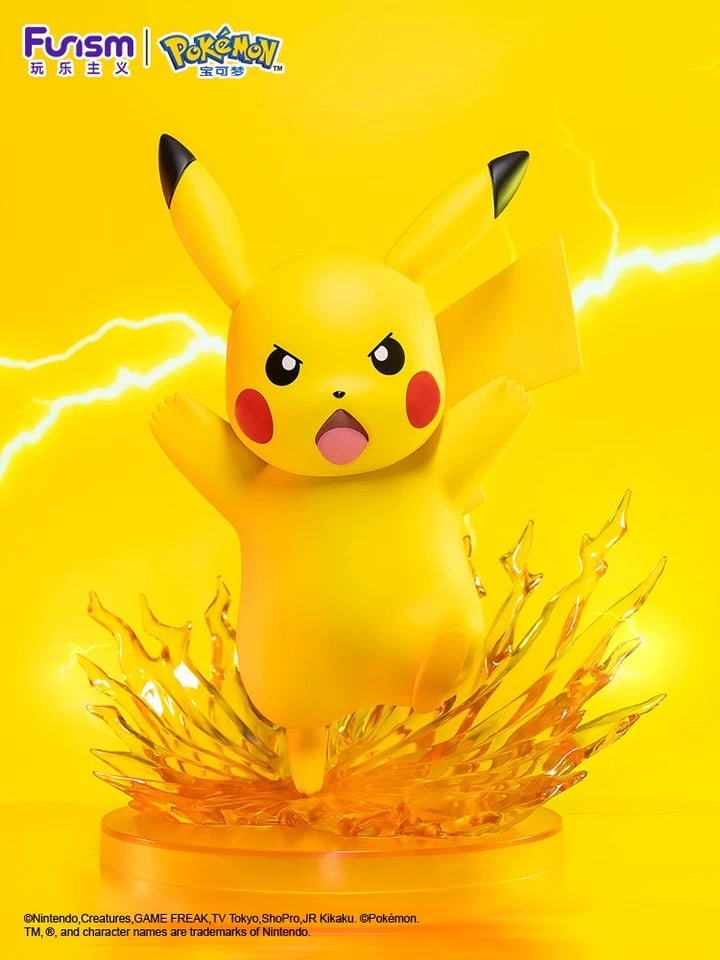 Pokemon Characters Figure 17cm Pikachu Thunderbolt - Toy Collection KawaiiGiftLand