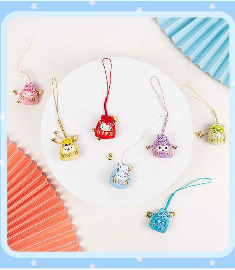 Sanrio Omamori Japan Style Lucky Blessing Bag | Hello Kitty My Melody Kuromi Cinnamoroll Pompompurin Pochacco Hangyodon - Kawaii Item KawaiiGiftLand