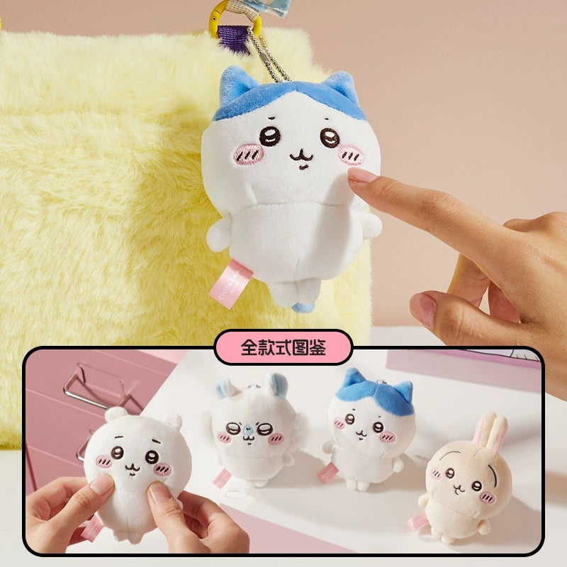 ChiiKawa X Miniso | ChiiKawa Hachiware Usagi Momonga Mini Plush Doll Keychain - Kawaii items Room Decoration doll KawaiiGiftLand