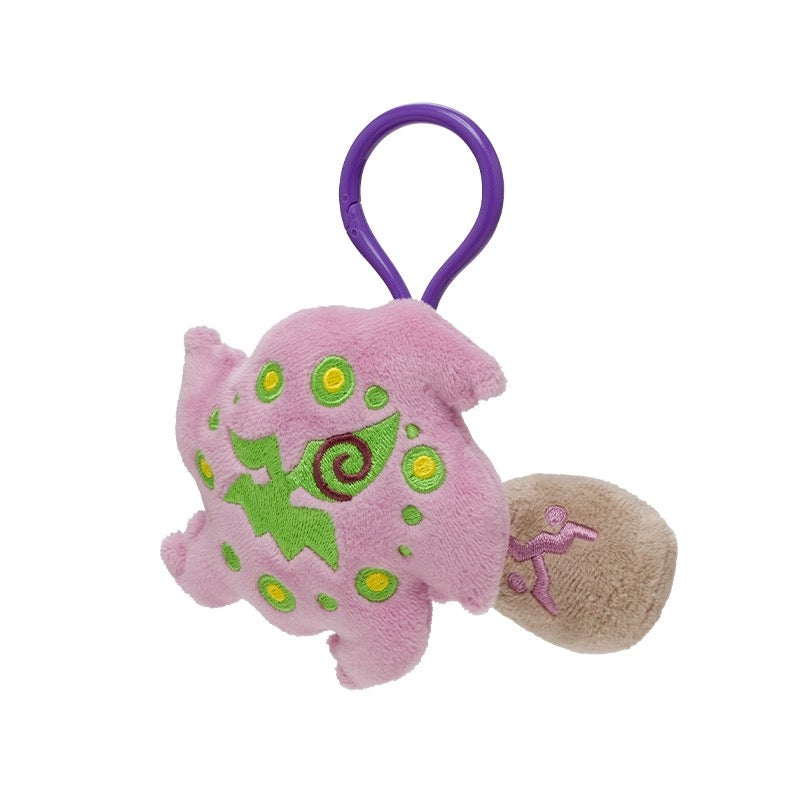 Japan Cartoon Pokemon Center Exhausted Version Keychain | Charizard Azumarill Spiritomb Garchomp Meowscarada Fruit- Mascot Mini Plush Doll KawaiiGiftLand