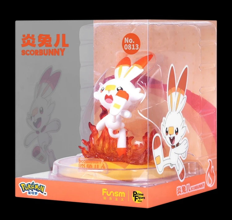 Pokemon Small Size Figure | No.25 Pikachu No. 94 Gengar No.700 Sylveon No. 813 Scorbunny - Toy Collection KawaiiGiftLand