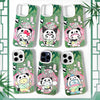 Japanese Cartoon Sanrio Become Panda Laser Case | Hello Kitty My Melody Kuromi Cinnamoroll Pompompurin Hangyodon 6 Styles - iPhone Case 11 12 13 14 15 16 16e 17 17e 18 Pro Promax