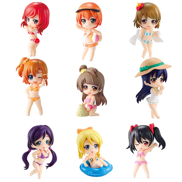 Japanese Anime Love Live! School Idol Project 2.5 Deluxe Summer Version | Honoka Kousaka - 2013 Retried Mini Figure Collectable Toys Mystery Blind Box