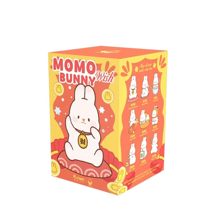 Momo with Bunny Kawaii Lovely Characters | Momo Bunny Wish -Toy Collection Mystery Blind Box KawaiiGiftLand