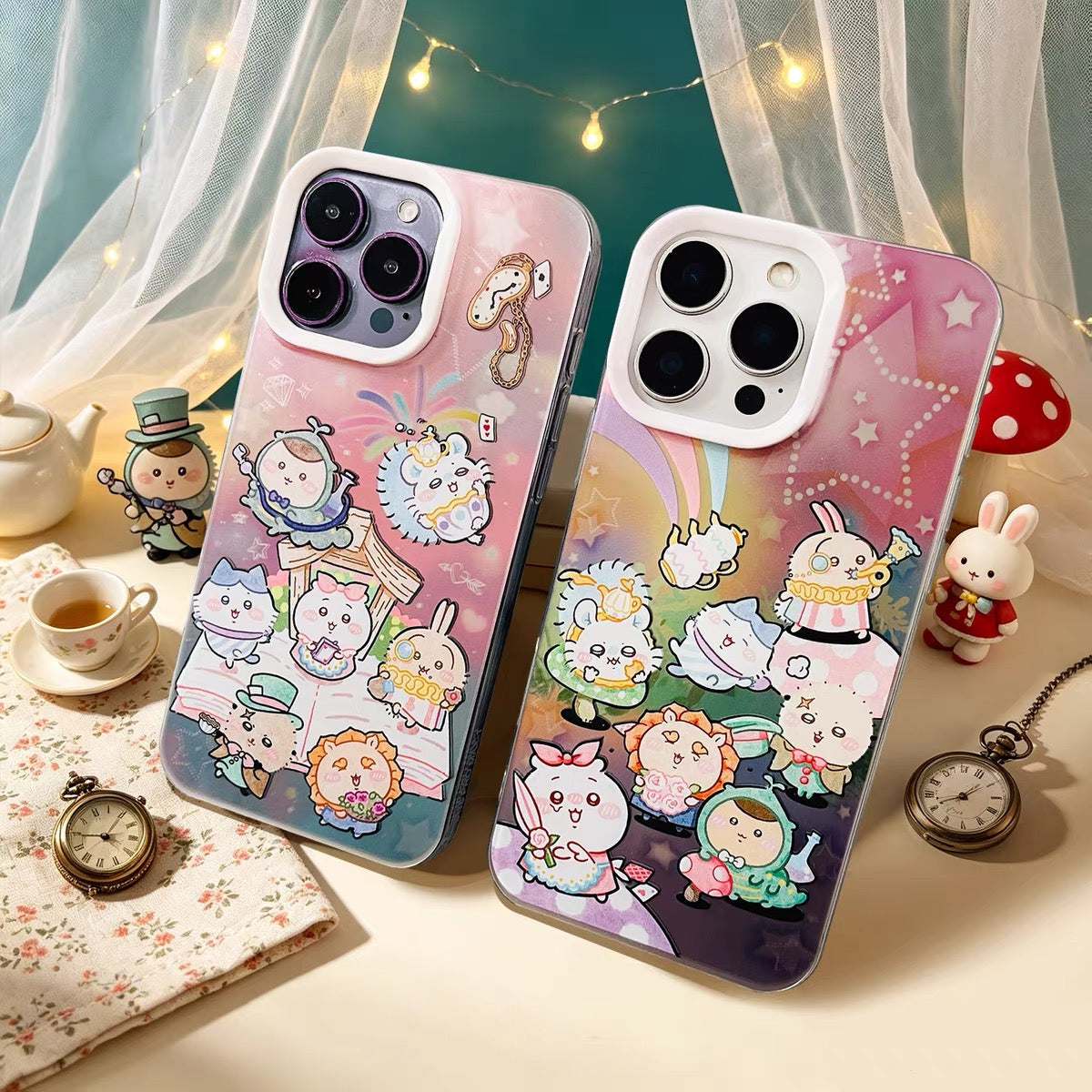 Chiikawa | In Wonderland | Samsung Phone Case | Samsung Galaxy S26 | angle view
