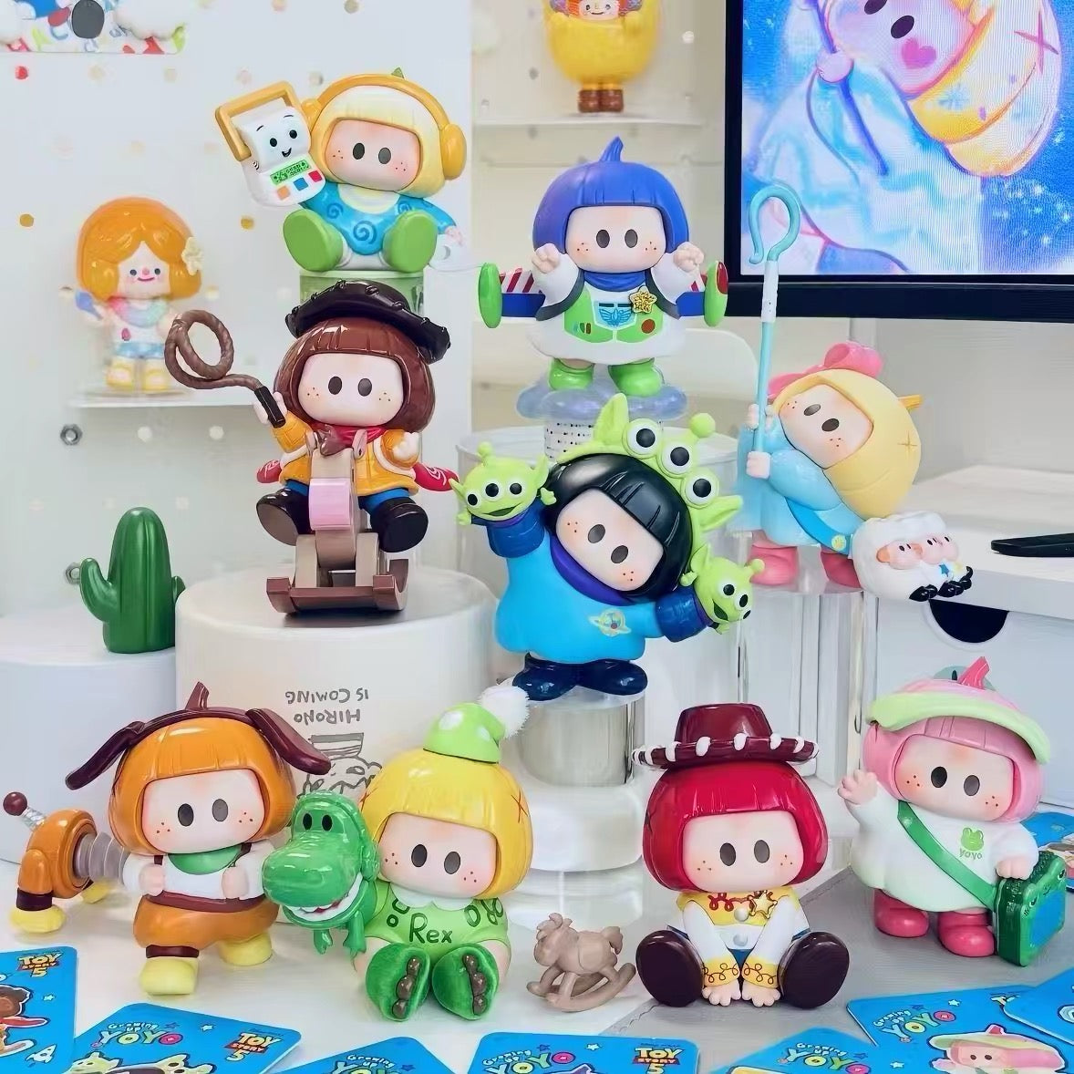 ฟิกเกอร์จิ๋ว YOYO Chan x Toy Story | คอลเลกชัน YOYO Growing Up - กล่องสุ่มของเล่นสะสม