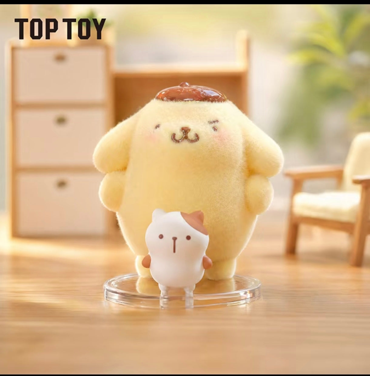 TOPTOY x Sanrio Pompompurin Floofy Daily Series Mystery Blind Box – Kawaii Collectible Figure & Desktop Decor
