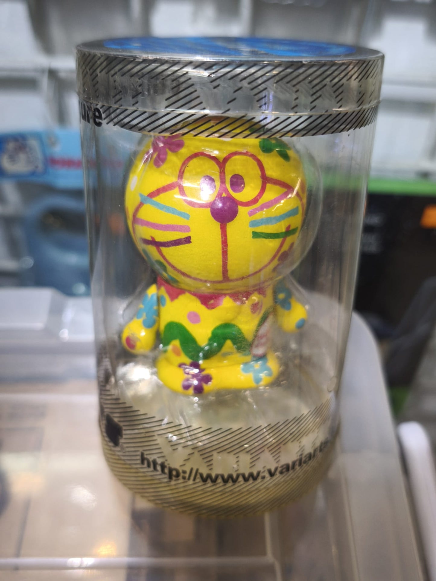 [Pre Owned-New] Doraemon Variarts Limited Edition Collectible Figures by Run'A | 75mm Art Toys