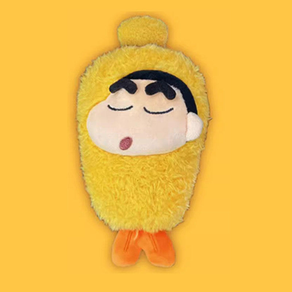 Fried Shrimp Shin-chan Happy Bucket secret design plush pendant close-up
