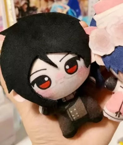Japanese Anime Black Butler Kuro Shitsuji Keychain | Ciel Sebastian with Sound Cute Kawaii 10cm Nunu Doll - Cute Kawaii Item