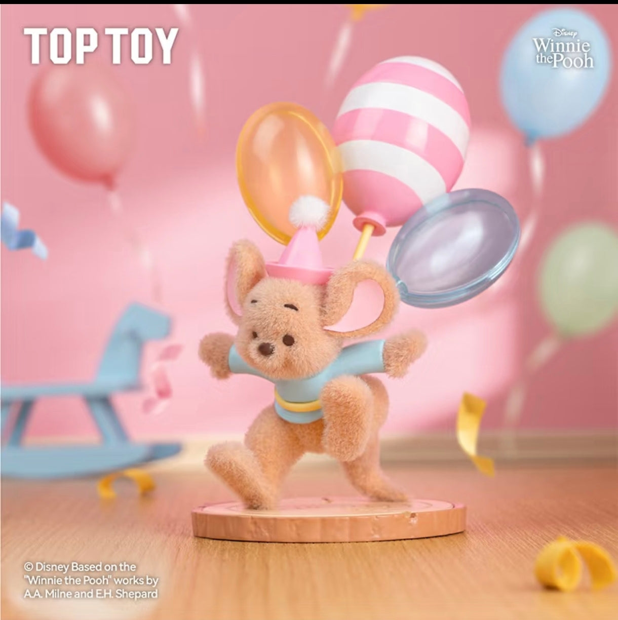 TOPTOY x Winnie the Pooh "Fun Party" Series Blind Box – Kawaii Figure Stand