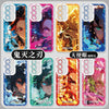 Japanese Anime Kimetsu no Yaiba Demon Slayer Half Battle Soul Style | Tanjiro Nezuko Zenitsu Inosuke Giyuu Muichiro Rengoku Mitsuri - Phone Case Samsung Galaxy S26 S25 S24 S23 S22 S21 FE Ultra Edge