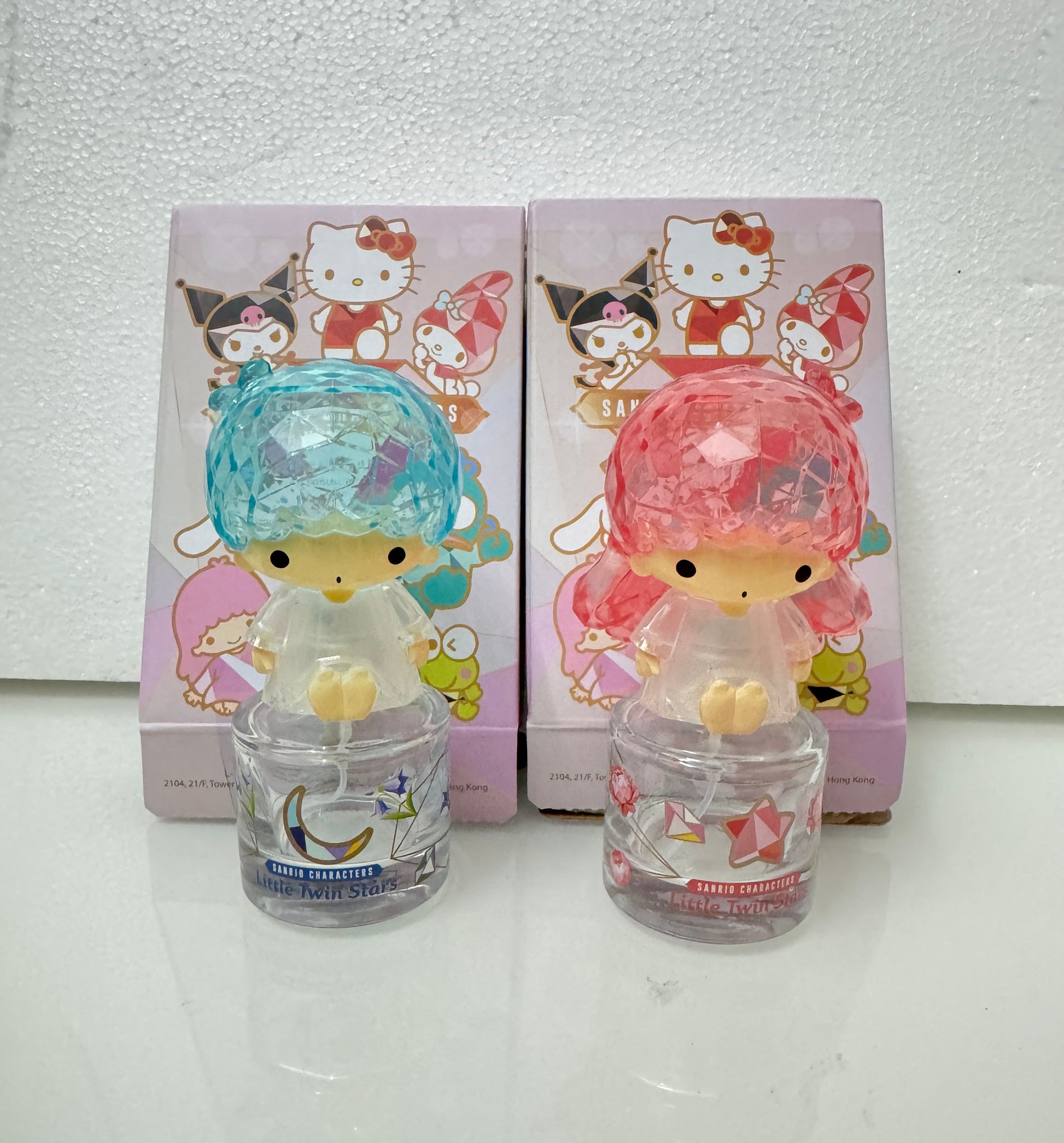 Sanrio Characters Crystal Style Perfume Bottle | Little Twin Star Lala & Kiki - Convenience Store Limited Collectable Toys Mystery Blind Box