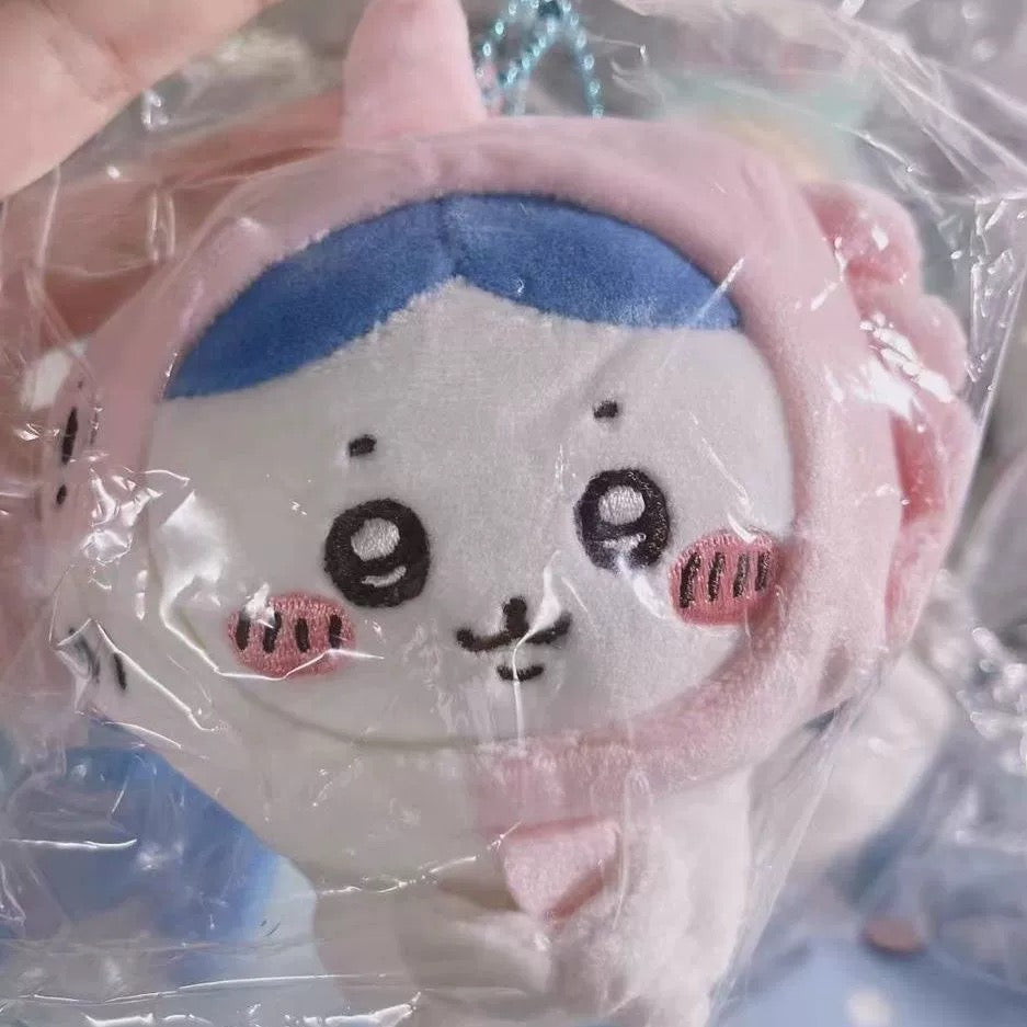Japan ChiiKawa Aquarium Limited | Wheel Fish ChiiKawa Hachiware Usagi - Mini Plush Doll keychain KawaiiGiftLand