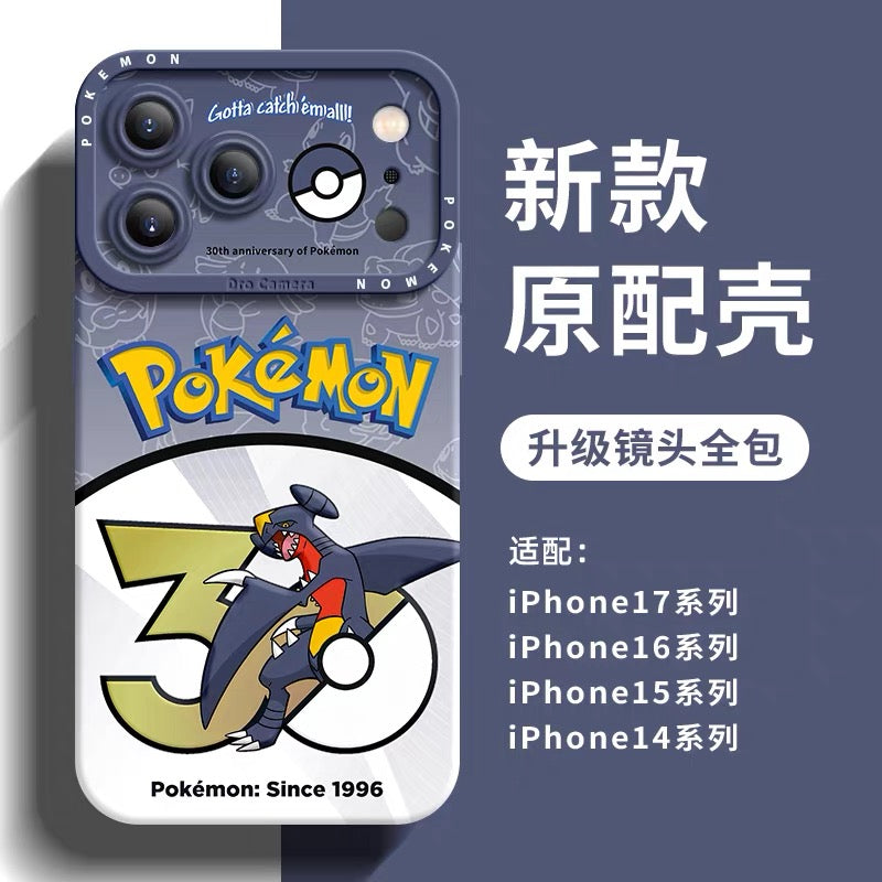 Japanese Cartoon Pokemon Silicone Case Pokemon 30 Anniversary Version Part16 | Torterra Infernape Empoleon Garchomp Lucario Gallade Gliscor Weavile 8 Styles - Phone Case Samsung Galaxy S26 S25 S24 S23 FE Ultra Edge