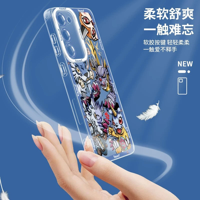 Anime Digimon Digital Monster Evolution Verison | Tailmon - Phone Case Samsung Galaxy S25 S24 S23 S22 S21 FE Ultra - KawaiiGiftLand