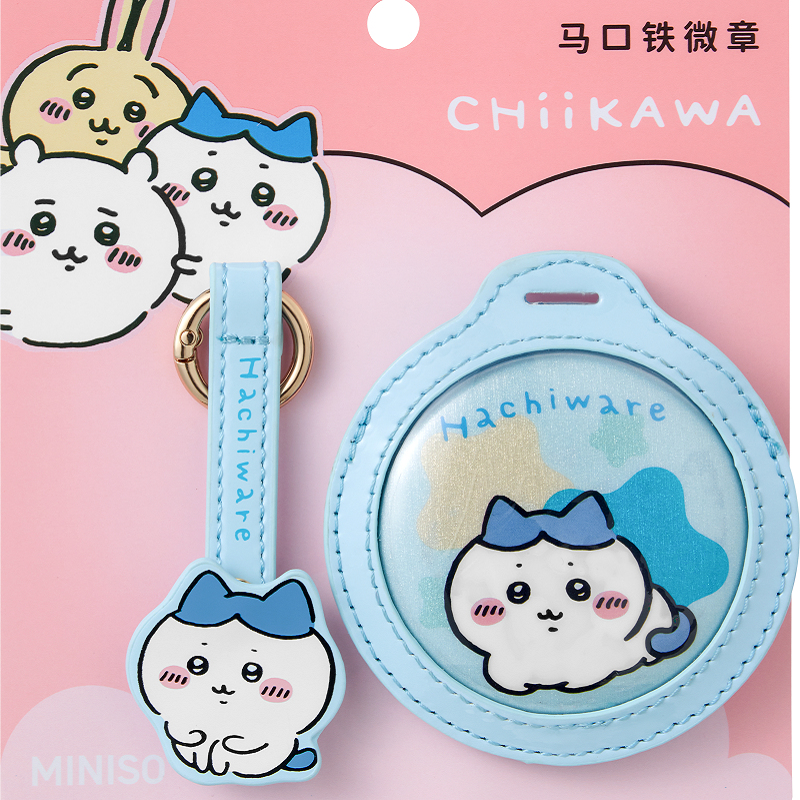 ChiiKawa X Miniso | ChiiKawa Hachiware Usagi Momonga Metal Pin and Landyard - Kawaii Item Cute Accessories KawaiiGiftLand