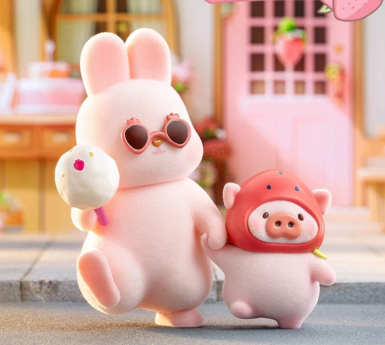 Momo with Bunny Kawaii Lovely Characters | Strawberry Town -Toy Collection Mystery Blind Box KawaiiGiftLand