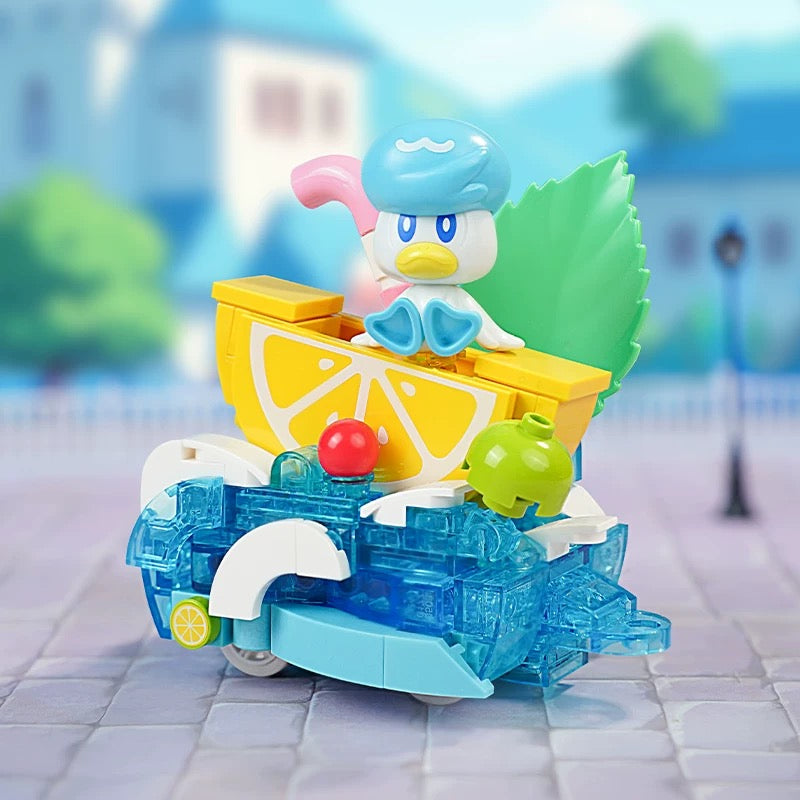 Pokemon Parade of Floats | Pikachu Togepi Sprigatito Fuecoco Quaxly - Train Car can Move Building Blocks Toy Collections KawaiiGiftLand
