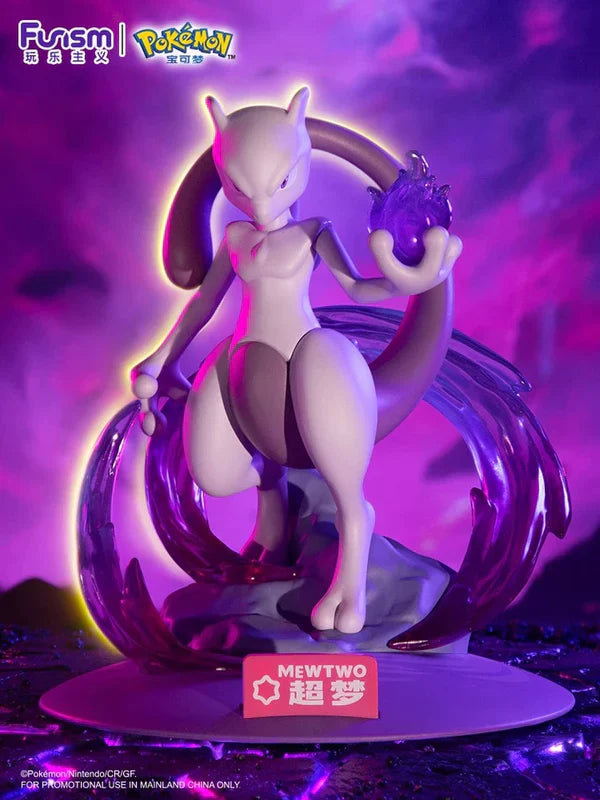 Pokemon Small Size Figure | No.52 Meowth No.150 Mewtwo - Toy Collection