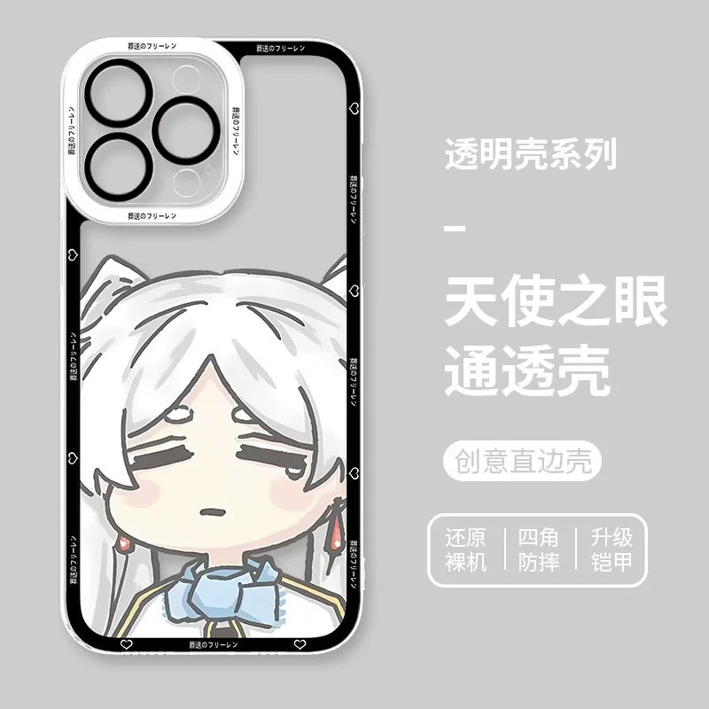 Japanese Anime FRIEREN Cute Style | Frieren Fern Himmel 3 Styles - iPhone Case PLUS SE2 XS XR X 11 12 13 14 15 16 16e 17 17e Pro Promax 12mini 13mini
