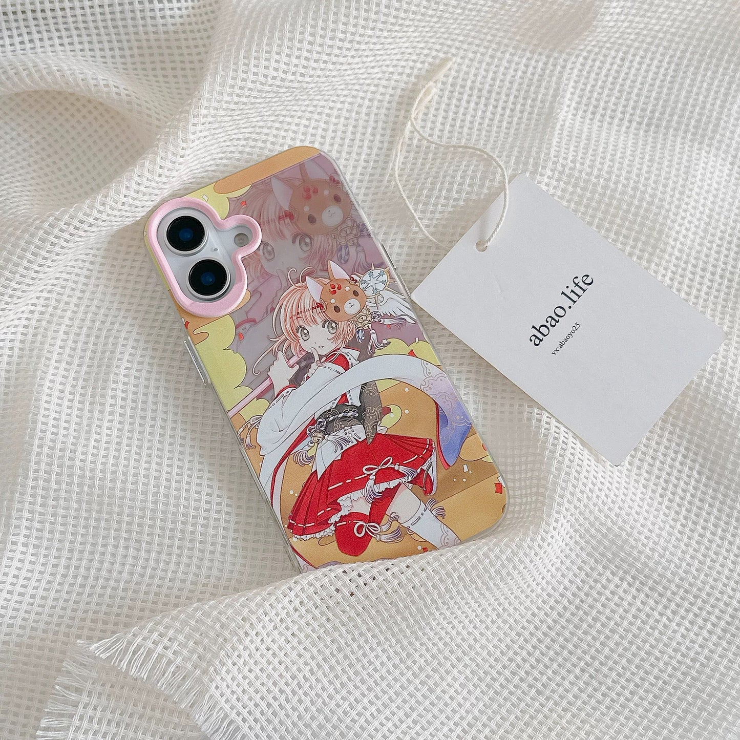 CardCaptorSakura Retro Comic Laser Case | Part 1 Dancing with Magic Wand - Phone Case Samsung Galaxy S26 S25 S24 S23 S22 S21 FE Ultra Edge