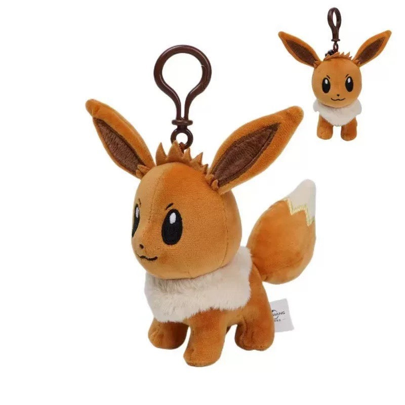 Japan Cartoon Pokemon Eevee Evolve Keychain | Eevee Espeon Umbreon Sylveon - Mascot Plush Doll  Kawaii Decoration KawaiiGiftLand