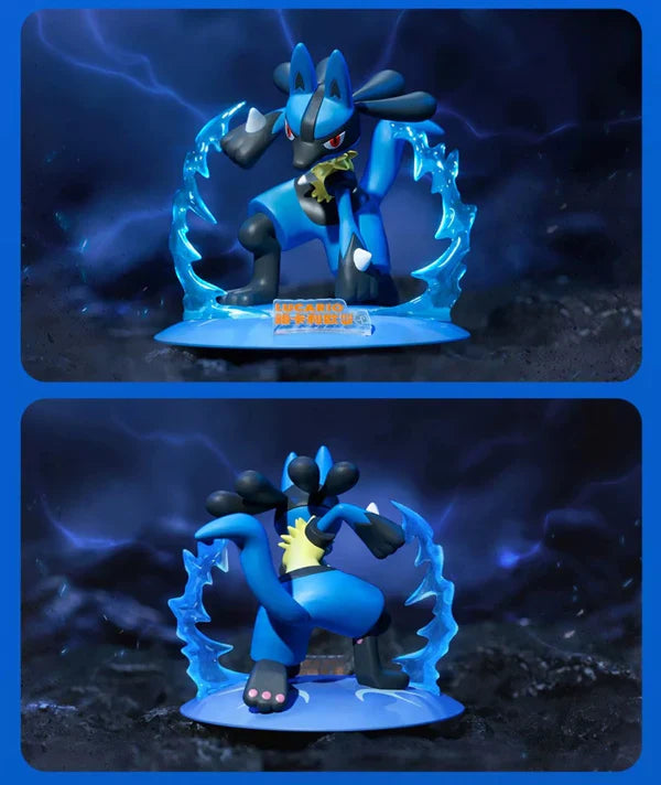 Pokemon Small Size Figure | No.448 Lucario - Toy Collection