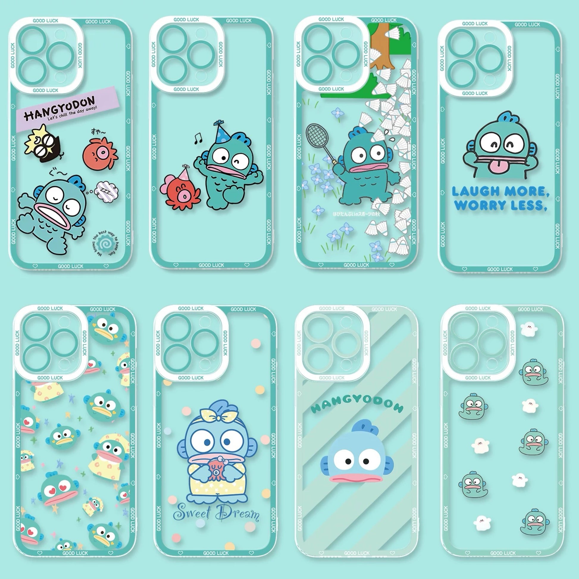 Japan Cartoon Hangyodon | Part2 8 Styles - iPhone Case PLUS SE2 XS XR X 11 12 13 14 15 16 16e 17 17e Pro Promax 12mini 13mini