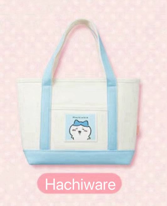 ChiiKawa X Miniso | ChiiKawa Hachiware Usagi Tote Bag - Kawaii items Room Decoration - KawaiiGiftLand