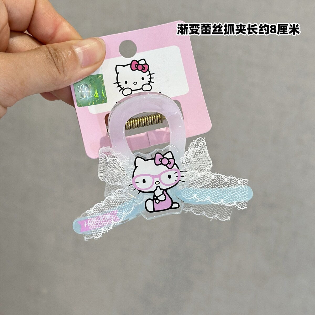 Gradient lace medium claw clip
