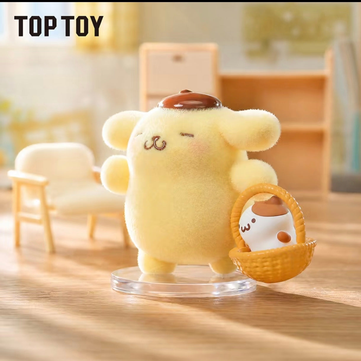 TOPTOY x Sanrio Pompompurin Floofy Daily Series Mystery Blind Box – Kawaii Collectible Figure & Desktop Decor