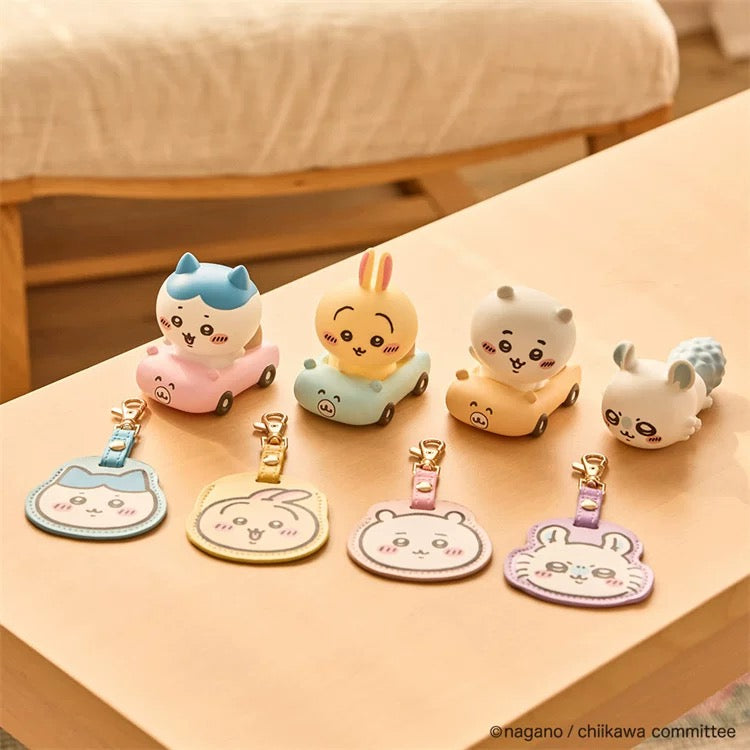 Japan ChiiKawa Leather Keychain | ChiiKawa Hachiware Usagi Momonga Key Holder - Kawaii Item Cute Accessories