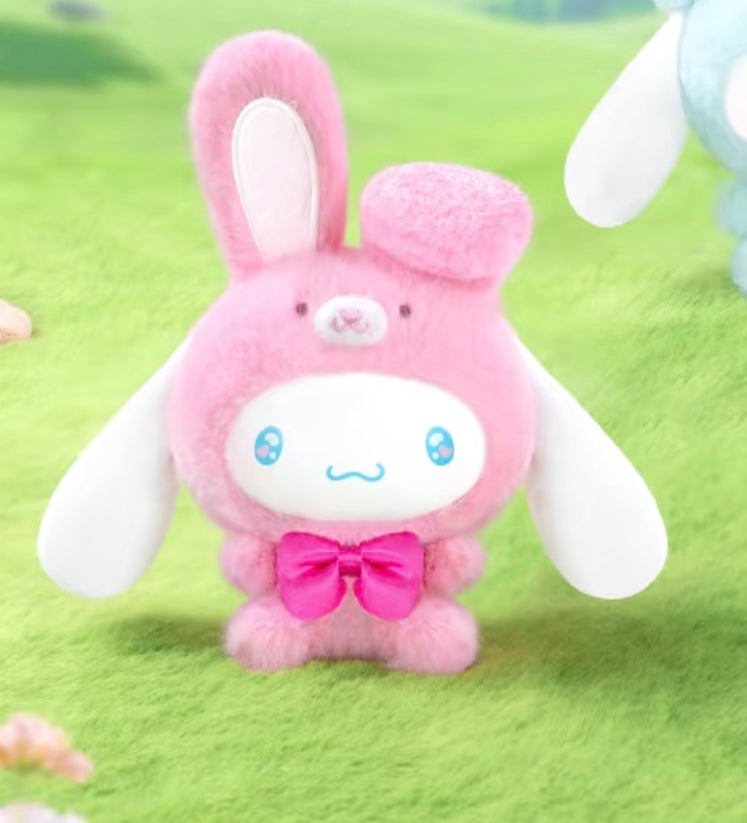 TOPTOY x Sanrio Cinnamoroll Animal Party Series Plush Pendant Blind Box – Kawaii Keychain Charm & Bag Accessory