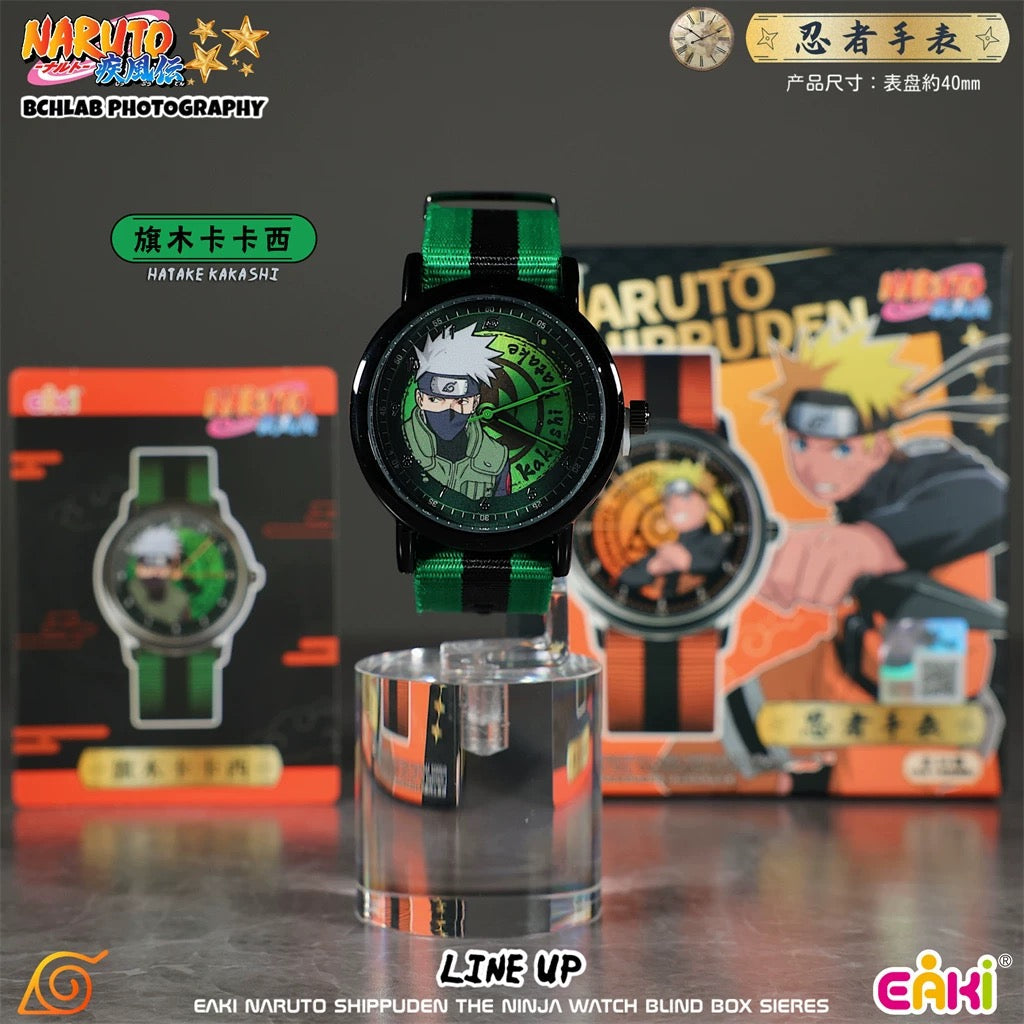 Eaki X Naruto Ninja Part 1 Watch Accessories Series | Naruto Shippuuden Naruto Sasuke Sakura Kakashi Minato Itachi Uchiha Madara Obito - Watch Collectable Toys Mystery Blind Box