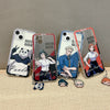 Japanese Anime Jujutsu Kaisen Clean Phone Case with Strap | Nanami Zenin Maki Kugisaki Nobara Panda - iPhone Case PLUS SE2 XS XR X 11 12 13 14 15 16 16e 17 17e Pro Promax 12mini 13mini