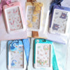 Pokemon X Miniso Card Badge Holder with Keychain | Pikachu Sylveon Gengar Piplup Rowlet - Anime Collectable Kawaii Item