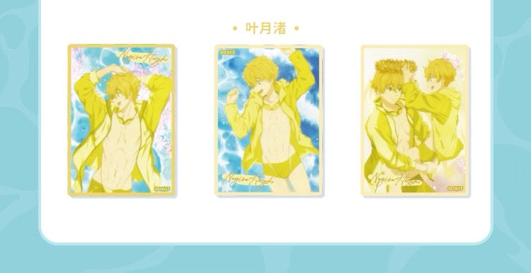 Japanese Anime Free! Iwatobi Swim Club Colourful Child & Teenage Series Card Part 2 | Haruka Makoto Rin Nagisa Rei Kirishima Sosuke - Cute Kawaii Item Blind Bag