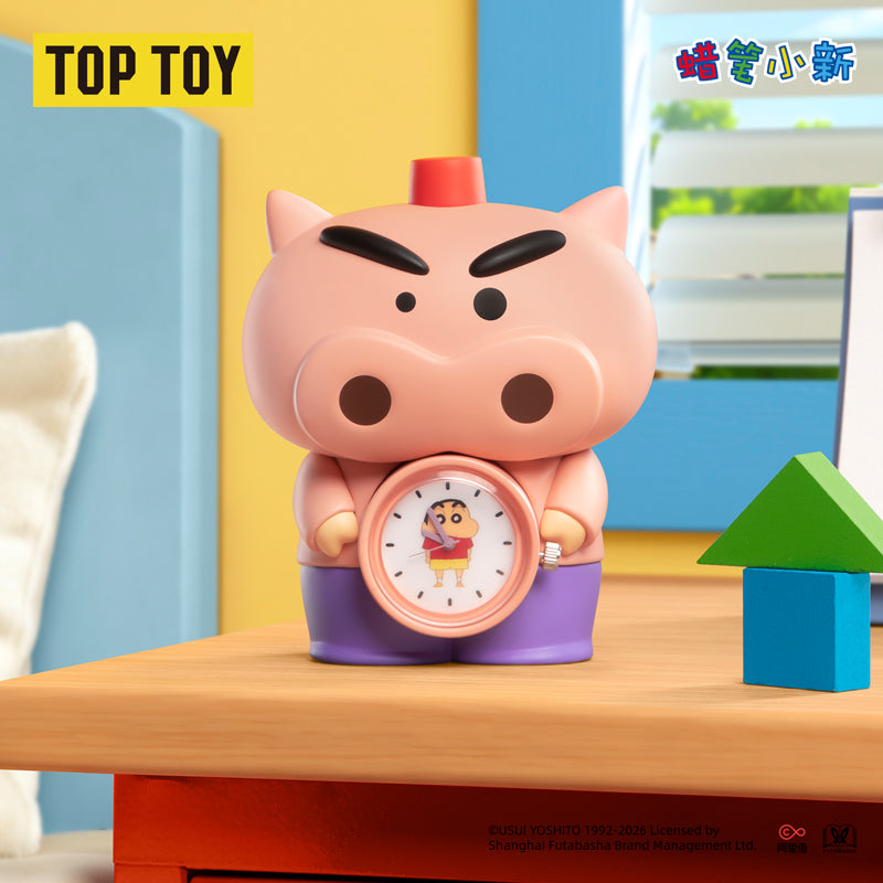 Chubby Time pig clock figurine - Crayon Shin-chan Action Time Series blind box