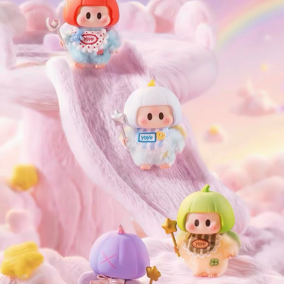 YOYO Chan Doll | Yoyo Angel Baby - Plush Vinyl Keychain Pendant Blind Box