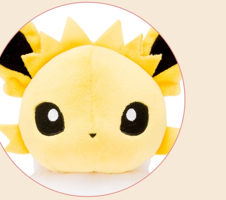 Japan Cartoon Pokemon Center Eevee Evolution Evolve Keychain | Eevee Vaporeon Jolteon Flareon Espeon Umbreon Leafeon Glaceon Sylveon - Mascot Mini Plush Doll KawaiiGiftLand